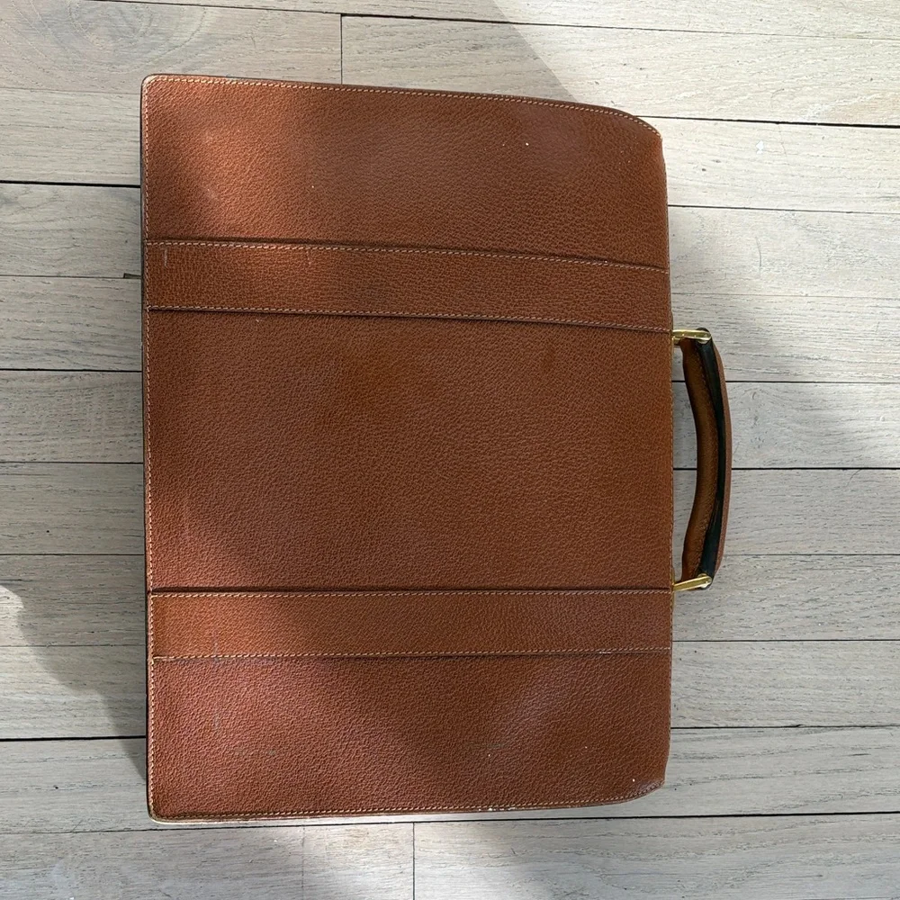 Gucci Brown Leather Briefcase